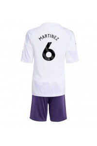 Manchester United Lisandro Martinez #6 Babyklær Borte Fotballdrakt til barn 2025-26 Korte ermer (+ Korte bukser)